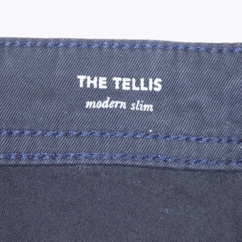 AG Adriano Goldschmied The Tellis Pants Mens 34R Navy Blue Modern Slim EUC - Picture 7 of 9